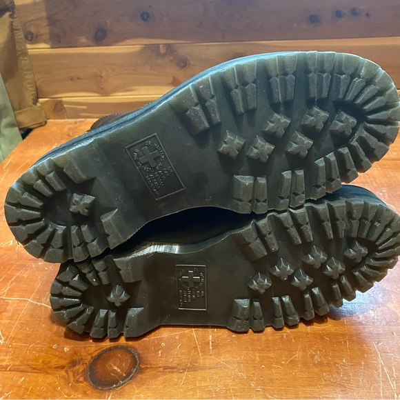 Dr Martens Jadon Platform Black Leather Boots - Picture 4 of 6